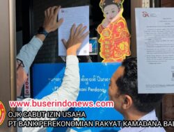 OJK CABUT IZIN USAHA PT BANK PEREKONOMIAN RAKYAT KAMADANA BALI