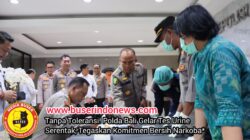Tanpa Toleransi! Polda Bali Gelar Tes Urine Serentak, Tegaskan Komitmen Bersih Narkoba
