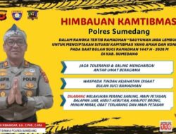Kasat Binmas Polres Sumedang Ajak Warga “Sauyunan Jaga Lembur”Wujudkan Ramadhan Aman, Tertib, dan Penuh Kekhusyukan