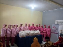 Bhayangkari Cabang Sumedang Gelar Baksos di Polsek Pamulihan, Wujud Kepedulian untuk Masyarakat Kurang Mampu