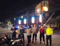 Patroli Gabungan Polsek Jajaran Polres Sumedang Edukasi Jam Malam Pelajar dan Antisipasi C3 di Jatinangor