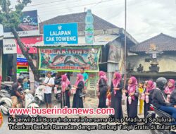 Kaperwil Bali Buser Indonesia bersama Group Madiang Seduluran Selawase Tebarkan Berkah Ramadan dengan Berbagi Takjil Gratis di Bulan Suci