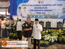 Terpilih Secara Aklamasi, Suswantoro Pimpin KONI Kabupaten Rembang