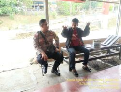 Bhabinkamtibmas Desa Sukamukti Aipda Agus Sukmana Laksanakan Silaturahmi Kamtibmas dan Dumas Keliling dalam Rangka BEYOND TRUST PRESISI.  