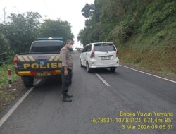 Antisipasi terjadinya C3 (Curas,Curat, dan Curanmor) Polsek Tanjungmedar Polres Sumedang Polda Jabar melaksanakan KRYD siang hari
