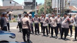 Polres Sumedang Gelar Razia Truk Sumbu Tiga di Bundaran Alam Sari, Antisipasi Kepadatan Arus Mudik