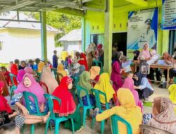 Tingkatkan Kesehatan Masyarakat, Pemdes Jeranglah Rendah Gelar Posyandu Rutin Balita dan Lansia.