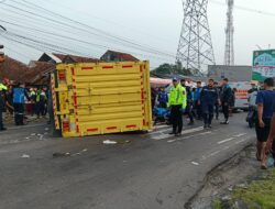 Truk Terobos Lampu Merah di Perempatan Bojong Sumedang, Dua Orang Meninggal Dunia