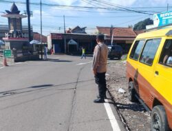 Pengaturan Lalu Lintas di Pertigaan Legok Paseh Berjalan Lancar, Polres Sumedang Pastikan Arus Mudik Kondusif
