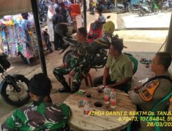 Untuk menjaga Sinergitas TNI/POLRI, Bhabinkamtibmas bersama Babinsa melaksnakan sambang/silaturahmi Kamtibmas 