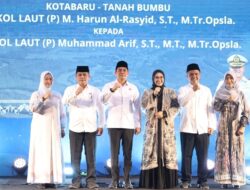 Bupati Andi Rudi Latif Apresiasi dan Sampaikan Harapan pada Pisah Sambut Danlanal Kotabaru–Tanah Bumbu