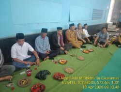 Kegiatan menghadiri acara halal bihalal 1447 H aparatur Desa Cikaramas kec Tanjungmedar Kab Sumedang