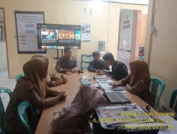 Bripka Yuyun Yuwana laksanakan Silaturahmi ke aparatur Desa Sukatani