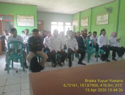 Bhabinkamtibmas dan Babinsa Desa Kamal Monitoring Musyawarah Penetapan Titik Pembangunan KDMP dan Koperasi Desa Merah Putih