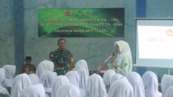 Hari ke -7 TMMD ke -128: Danramil  Sucinaraja Berikan  Pelatihan  Bela Negara Kepada  Pemuda dan Pelajar