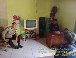 Bhabinkamtibmas sambangi warga masyarakat