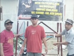 Warga Aceh Tamiang Sampaikan Terima Kasih kepada Kapolres Sumedang atas Bantuan Sumur Bor