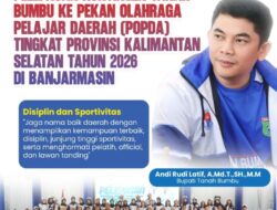 Pemkab Tanbu lepas Kontingen Mengikuti ajang Pekan Olahraga Pelajar Daerah (POPDA) Tingkat Provinsi Kalimantan Selatan Tahun 2026.