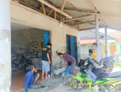 Aipda Agus Sukmana melaksanakan giat Sambang/ silaturahmi kamtibmas ke warga masyarakat.
