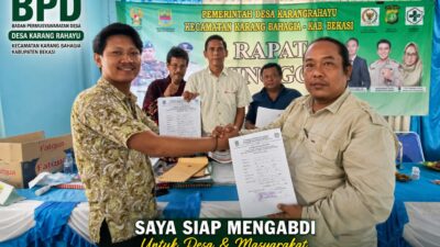 Kong Abray Maju BPD Karangrahayu, Tokoh Pemuda Bekasi Siap Perjuangkan Aspirasi Warga