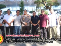 Silaturahim Kapolresta Denpasar dan Kepala Bea Cukai Ngurah Rai Bahas Pengawasan Barang Ilegal hingga Jalur Laut