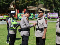 Kapolres Pagar Alam Pimpin Langsung Upacara Sertijab 