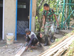 Warga Desa Mekarmulya, Nur Taufik (51 Tahun), Berperan Aktif Bantu Pembangunan MCK dalam Giat TMMD ke-128 Kodim 0611/Garut
