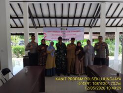 Polres Sumedang Gelar Pisah Sambut Kapolsek Ujungjaya 