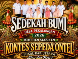 Sedekah Bumi Desa Pekalongan 2026 Hadirkan Kontes Sepeda Ontel Lokal Jepara