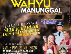 Gemerlap Budaya dan Kemegahan Tradisi, Pagelaran Wahyu Manunggal Siap Mengguncang Sedekah Bumi Desa Mindahan 2026