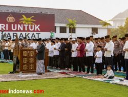 Polda Jateng Gelar Sholat Ied Bersama Masyarakat, Jadikan Momen Tingkatkan Iman, Taqwa dan Kepedulian Sosial