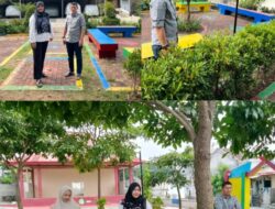 Plt UPTD PJU dan Taman Wilayah 1 Tinjau Taman Griya Asri 2, Ajak Warga Jaga Kebersihan Lingkungan