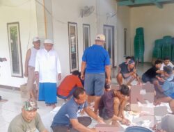 Capang Sunarya Hadiri Penyembelihan Hewan Qurban di Mushola Al-Ridho, Siap Maju Pilkades Sukajaya 2026-2034