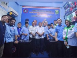 Api Perjuangan Menyala Menteri LH Jumhur Hidayat “Pulang” ke Markas Besar KSPSI Sumsel