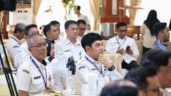 Pemkab Tanah Bumbu hadiri Strategi Public Communication Summit 2026 di Gedung Mahligai Pancasila Banjarmasin.