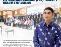 Tanah Bumbu Kirim 2 ASN Ikuti Pelatihan Kepemimpinan Nasional (PKN) Tingkat II Angkatan XVIII Tahun 2026.