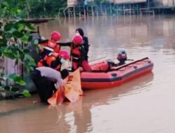 Tim SAR Gabungan Berakhir Temukan Korban Kedua Anak Tenggelam di Sungai Danau Kecamatan Satui.