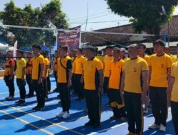 Kapolres Sumedang Resmi Buka Tournament Bola Voli Piala Kapolres, Pererat Soliditas Dan Sportivitas Sambut Hari Bhayangkara Ke-80