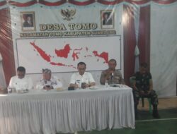Polsek Tomo Sosialisasikan Program Ketahanan Pangan Melalui Penggemukan Sapi dan Hijauan Pakan Ternak