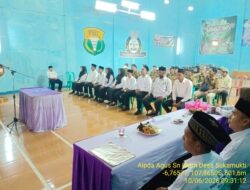Pelantikan Panitia Pilkades Desa Sukamukti Kecamatan Tanjungmedar Kabupaten Sumedang tahun 2026 berlangsung Kondusif