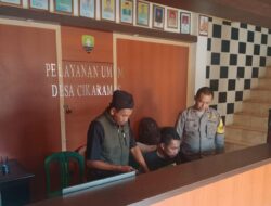 Bhabinkamtibmas Desa Cikaramas Dorong Ketahanan Pangan Melalui Sambang dan Silaturahmi Bersama Warga