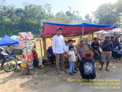 Aipda Agus Sukmana melaksanakan giat Sambang/ silaturahmi kamtibmas ke warga masyarakat.