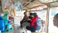 Aipda Agus Sukmana melaksanakan giat Sambang/ silaturahmi kamtibmas ke warga masyarakat.