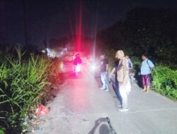 Kanit Intelkam Polsek Tambelang Pimpin Pengecekan TKP Kasus Begal di Jalan Raya Tambelang – Sukatani