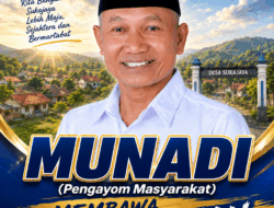Munadi Siap Maju Pilkades Sukajaya 2026, Usung Perubahan dan Kesejahteraan Masyarakat