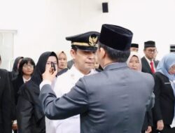 Bupati Tanah Bumbu Andi Rudi Latif Lantik 38 Pejabat Camat hingga Kepala Seksi SKPD.