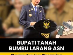 Bupati Tanah Bumbu Larang ASN Flexing dan Live Streaming