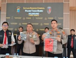 Kapolres Tanah Bumbu Rilis Kasus Penipuan Investasi Usaha Angkutan Batu Bara Korban Rugi Rp21,7 Miliar.