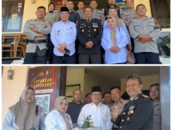 Soliditas TNI-Polri! Koramil Tanjungsari Beri Kejutan HUT Bhayangkara ke-80 untuk Polsek Pamulihan