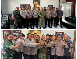 Perkuat Sinergritas ,Polsek Tanjungsari Silaturahmi Ke Koramil 1004 Tanjungsari 